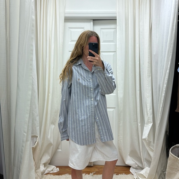 Ralph Lauren Tops - 90s Ralph Lauren Striped Shirt